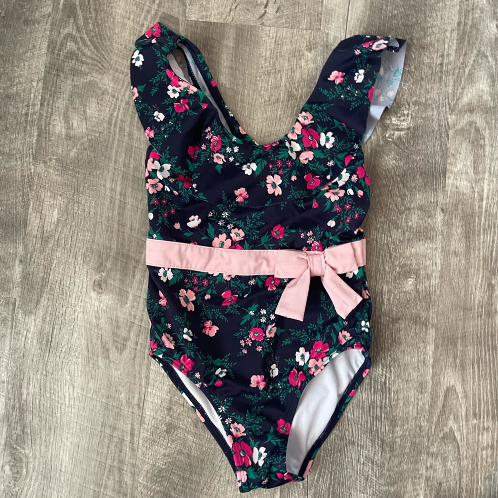 Janie and Jack floral ruffle swimsuit